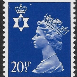 NI52  20½p  ultramarine  phos.  type I  Questa  U/M (MNH)