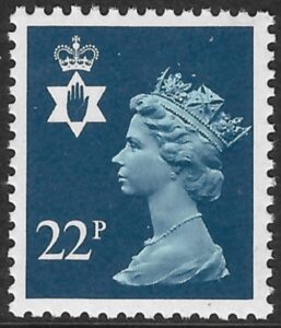 NI53  22p blue  phos.  type I  Questa  U/M (MNH)