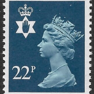 NI53  22p blue  phos.  type I  Questa  U/M (MNH)