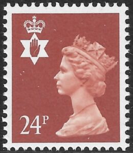 NI57  24p  indian red  phos.  Questa  U/M (MNH)