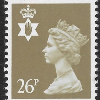 NI61 26p  drab phos.  Questa  U/M (MNH)