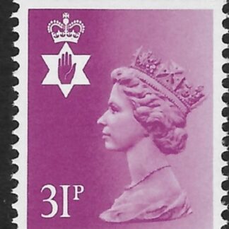 NI64ea  31p bright purple phos.  type II  Questa  U/M (MNH)