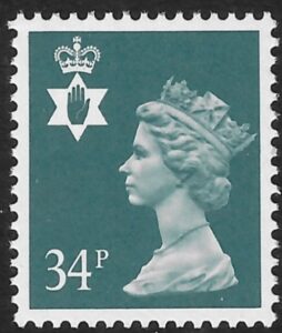 NI66  34p deep blue-grey  phos.  Questa U/M (MNH)