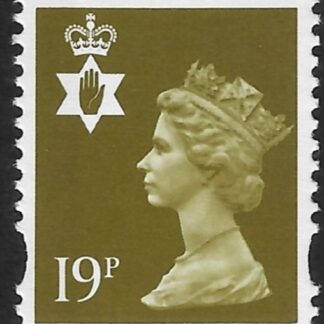 NI70 19p bistre LB  Litho Questa  U/M (MNH)