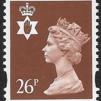 NI73  26p  red-brown  2B  Litho  Questa  U/M (MNH)