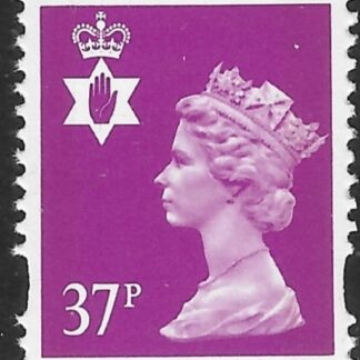 NI75  37p bright mauve 2B  Litho Questa  U/M (MNH)