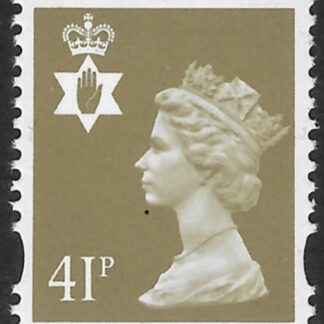 NI76  41p grey-brown  2B  Litho Questa  U/M (MNH)