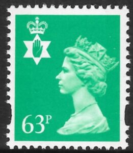 NI77  63p light emerald 2B  Litho Questa  U/M (MNH)