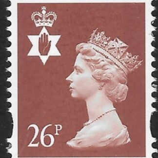 NI81  26p chestnut  2B  Gravure Walsall U/M (MNH)