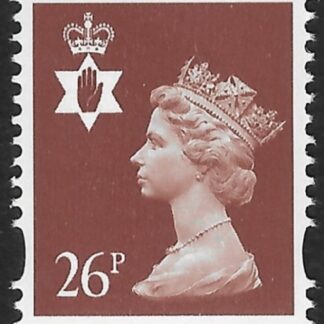 NI81b  26p  chestnut  2B perf 14  Gravure Walsall U/M (MNH)
