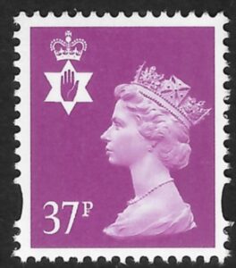 NI82  37p  bright mauve 2B  Gravure Harrison  U/M (MNH)