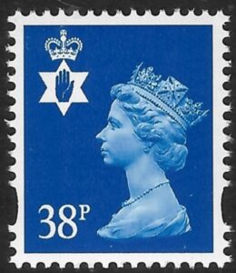 NI83  38p  ultramarine 2B  Gravure Walsall U/M (MNH)