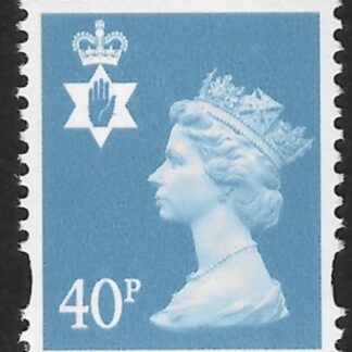 NI84  40p deep azure  2B  Gravure Walsall U/M (MNH)
