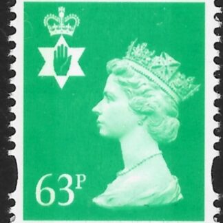 NI85  63p light emerald  2B Gravure Walsall U/M (MNH)