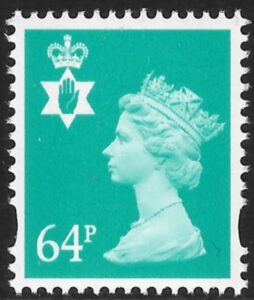 NI86  64p turquoise blue  2B  Gravure Walsall U/M (MNH)