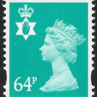 NI86  64p turquoise blue  2B  Gravure Walsall U/M (MNH)