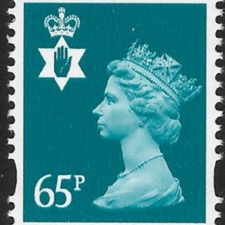NI87  65p  greenish blue 2B Gravure Walsall  U/M (MNH)