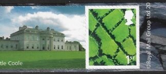 NI95 1st Fields  no date & ©  self adhesive and label non elliptical Litho  Cartor  U/M (MNH)