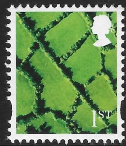 NI158  1st Fields  2B  (new typeface) Cartor/ISP  U/M (MNH)