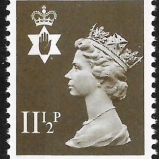 NI34  11½p  drab  SB  Litho Questa  U/M (MNH)