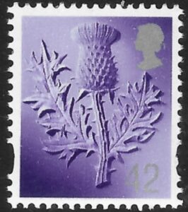 S113 42p 2B thistle Walsall U/M (MNH)