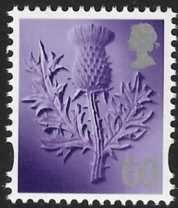 S118 60p 2B thistle Gravure DLR U/M (MNH)