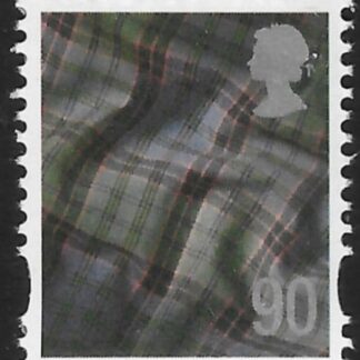 S123  90p  2B  tartan  Gravure DLR  U/M (MNH)