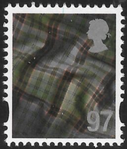 S124  97p  2B  tartan  Gravure DLR  U/M (MNH)
