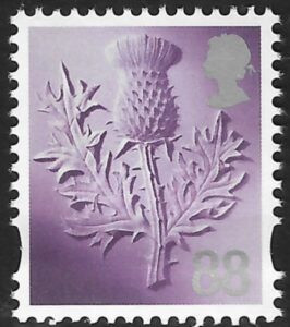 S134 88p 2B thistle Litho Cartor U/M (MNH)