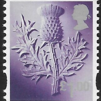 S136  £1.00  2B  thistle  Litho Cartor  U/M (MNH)