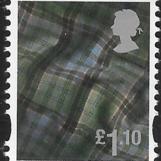 S138  £1.10  2B  tartan  Litho Cartor  U/M (MNH)