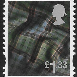 S144  £1.33 2B  tartan  Litho Cartor  U/M (MNH)