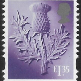 S163  £1.35 2B  thistle  (new typeface)  Litho Cartor/ISP  U/M (MNH)