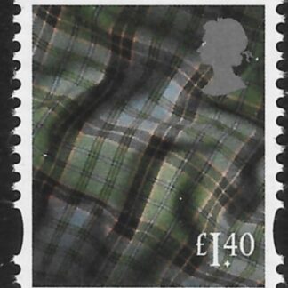 S166  £1.40 2B  tartan  (new typeface)  Litho  Cartor/ISP  U/M (MNH)