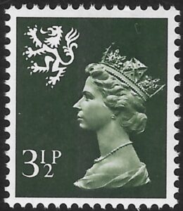 S18 3½p CB olive-grey Photo Harrison U/M (MNH)