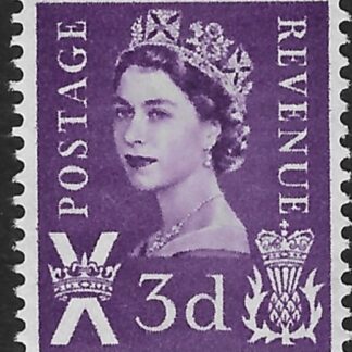 S1pd  3d CB  lilac  crowns wmk  Harrison  U/M (MNH)