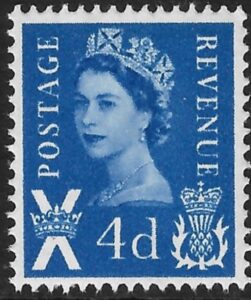 S2 4d ultramarine crowns wmk. Harrison U/M (MNH)