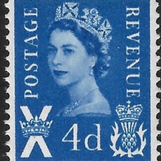 S2  4d  ultramarine  crowns wmk.  Harrison  U/M (MNH)