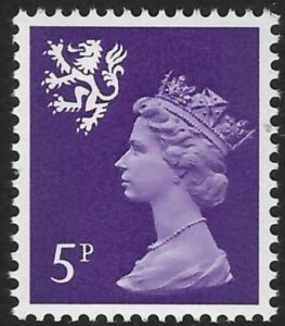 S20 5p 2B reddish violet Photo Harrison U/M (MNH)