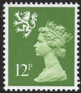 S33 12p phos. yellow-green Photo Harrison U/M (MNH)