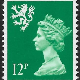 S37 12p SB brt emerald  Type II  Litho Waddington U/M (MNH)