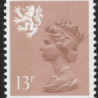 S39 13p  SB  pale chestnut  Type I Litho Waddington  U/M (MNH)