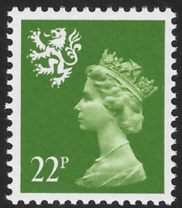 S48  22p  phos yellow-green  Type I  Litho Waddington  U/M (MNH)