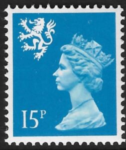 S56 15p CB bright blue Litho Questa U/M (MNH)