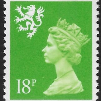 S60a  18p CB bright green perf 14 Litho Questa  U/M (MNH)