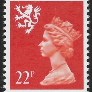 S66  22p phos brt orange red Litho Questa  U/M (MNH)