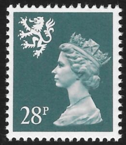 S75 28p phos. deep bluish-grey Litho Questa U/M (MNH)