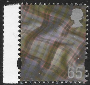 S98 65p 2B tartan (ex DX25) Questa U/M (MNH)