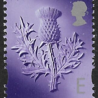 S96  'E' 2B  thistle  (ex sheet) Walsall  U/M (MNH)