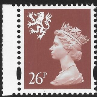 S91 26p 2B  chestnut  ex DX19  Harrison  U/M (MNH)